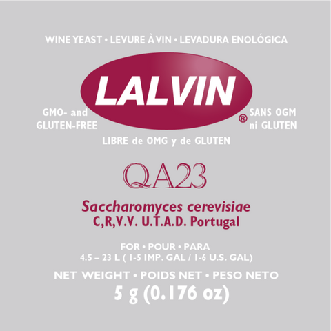 Lalvin QA23 Wine Yeast - 500g