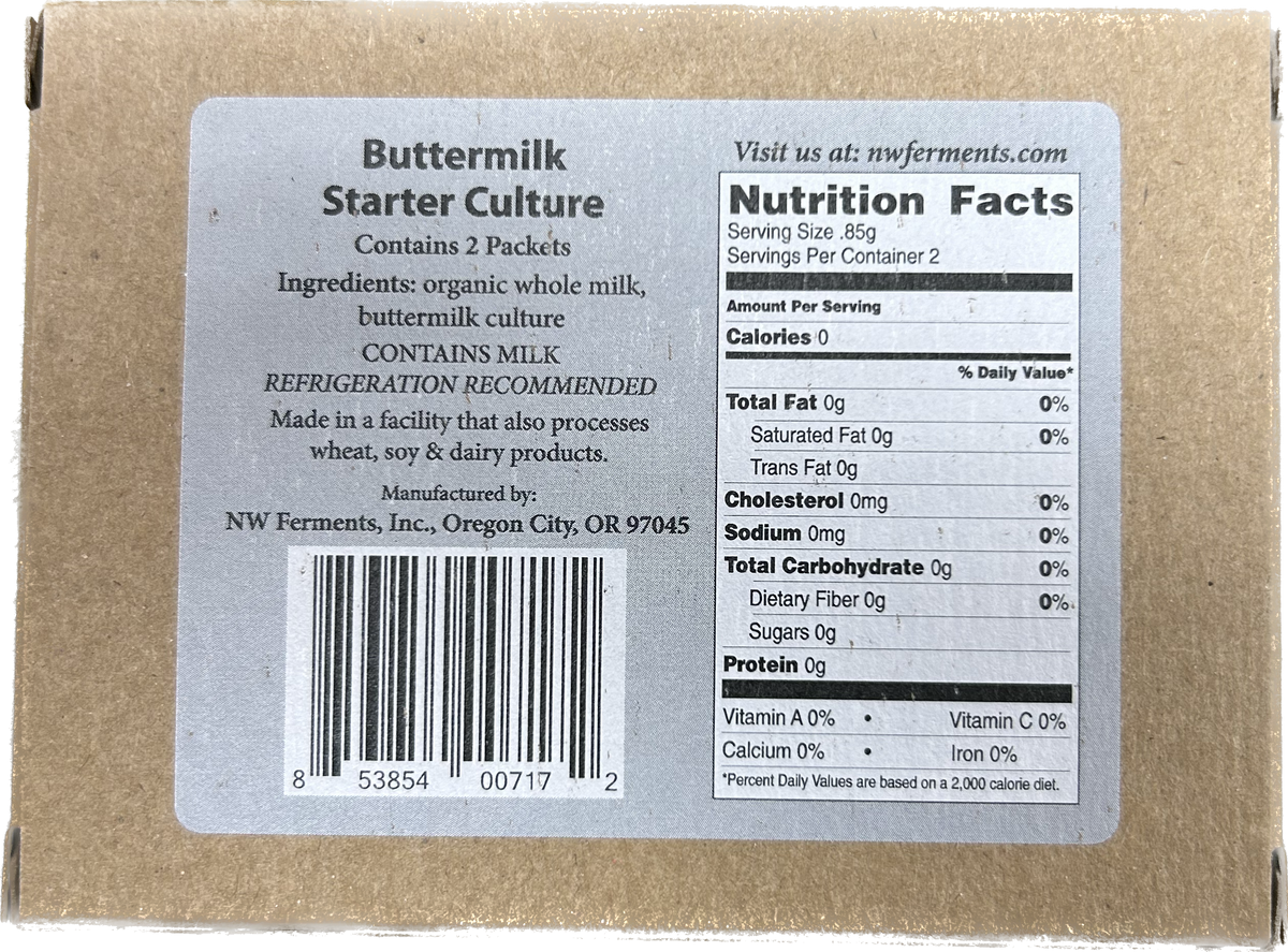 Buttermilk Starter Culture Home Fermenter®
