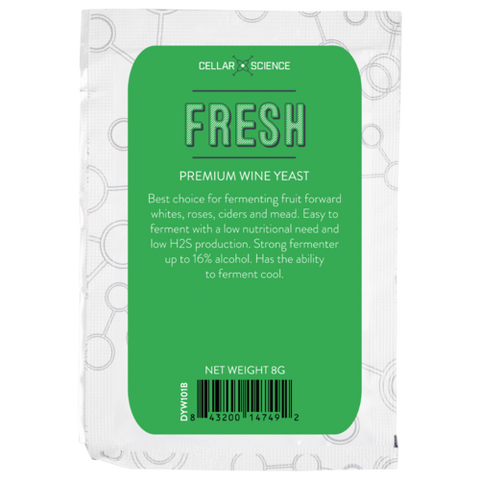 CellarScience® FRESH Dry Wine Yeast