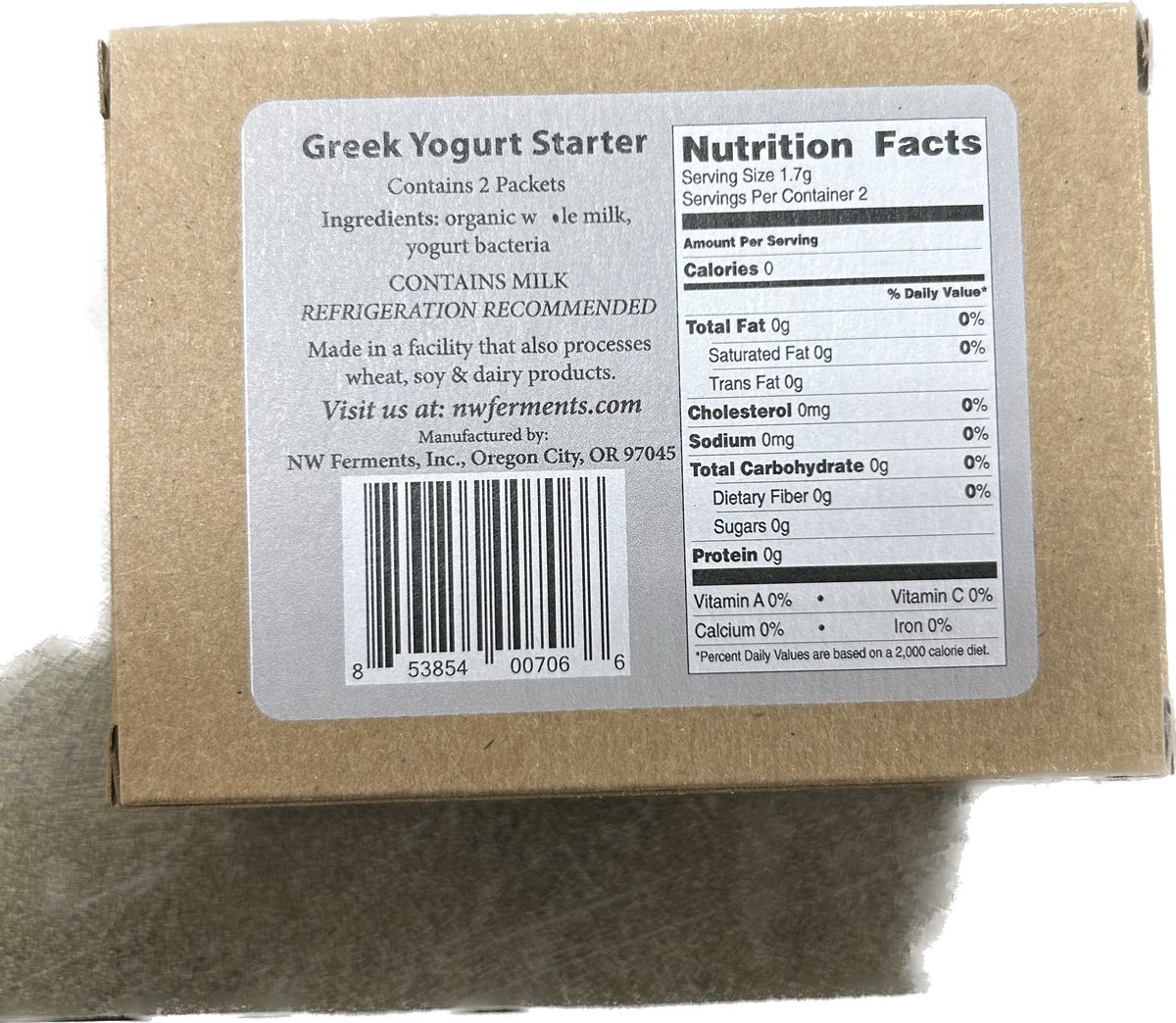 Greek Yogurt Starter Culture Home Fermenter®