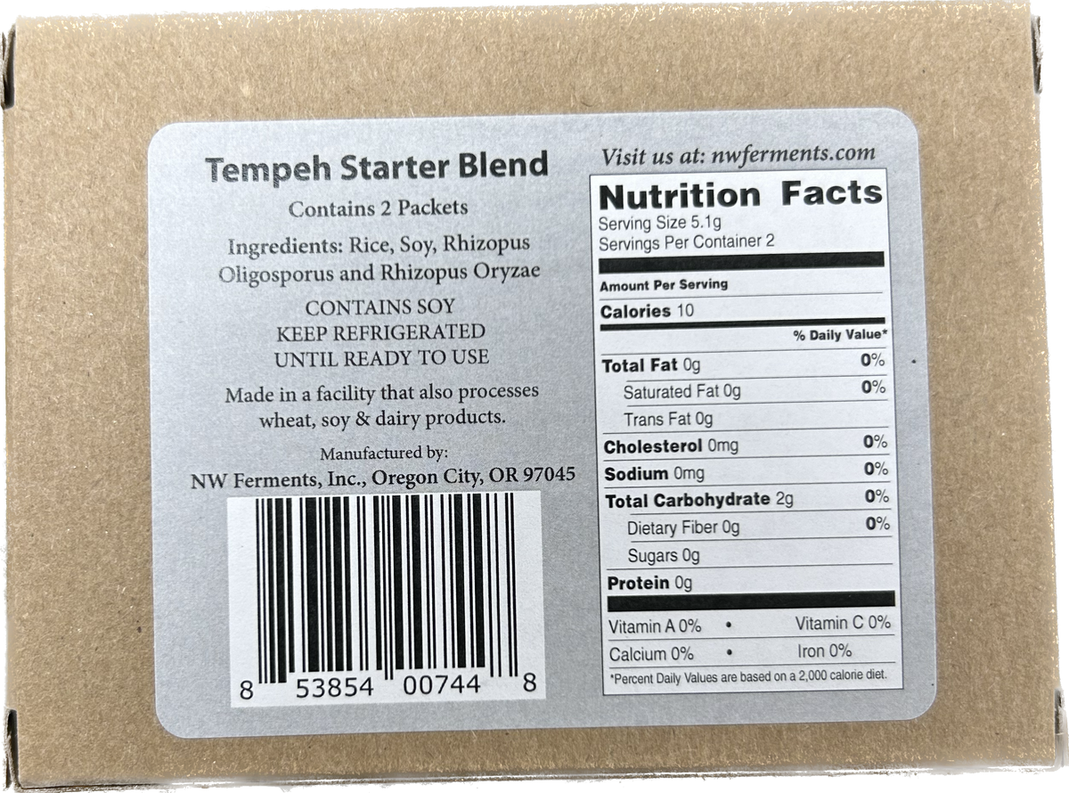 Tempeh Starter Blend Home Fermenter®