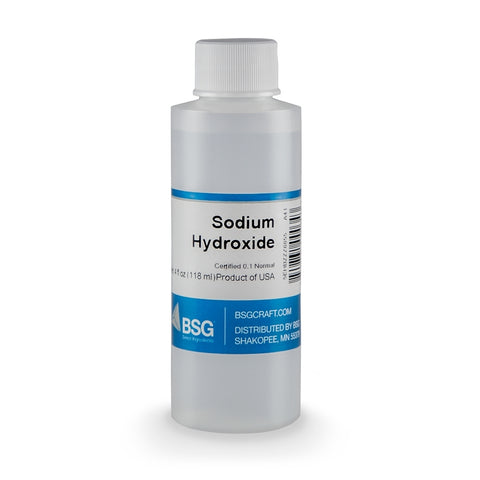 .1N - Sodium Hydroxide 4 fl oz