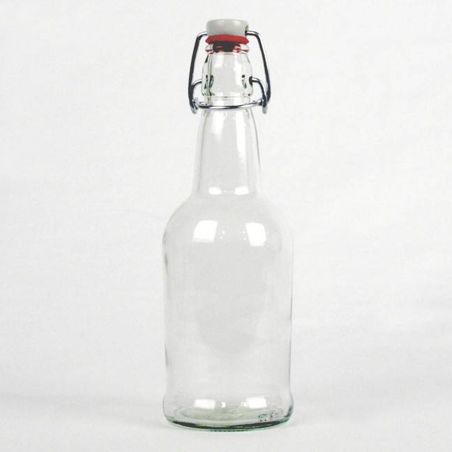 16 oz. Clear Fliptop Bottles