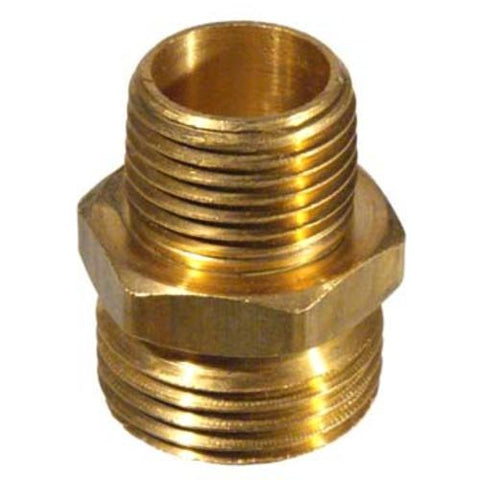 Garden Hose Adapter, Male ght x 1/2" mpt
