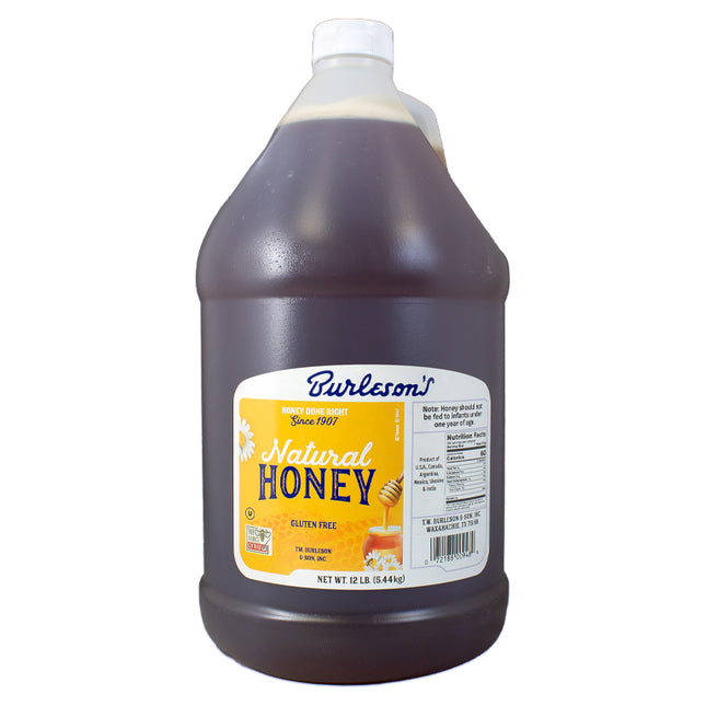 Burleson's Wildflower Honey 12 lb. Jug (One Gallon)