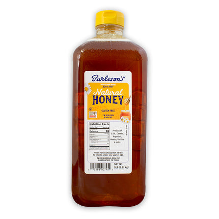 Burleson's Wildflower Honey 5 lb. Jug