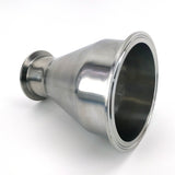 Stainless Tri-Clamp Concentric Reducer - 4 in. x 2 in.