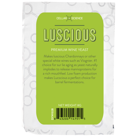 CellarScience® LUSCIOUS Dry Wine Yeast