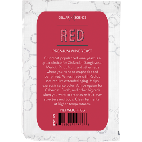 CellarScience® RED Dry Wine Yeast