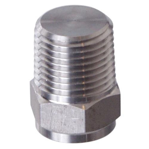 1/2 in MPT Solid Plug - Stainless