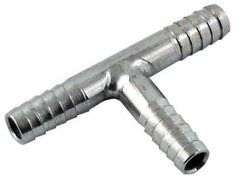3/8'' Barbed Tee, Stainless Steel