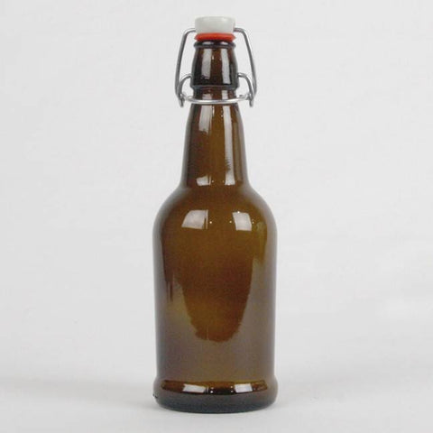 Amber EZ Cap Bottle 16 oz. (500ml)