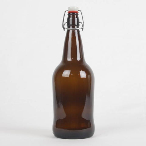 Amber EZ Cap Bottle 32 oz. (1L)