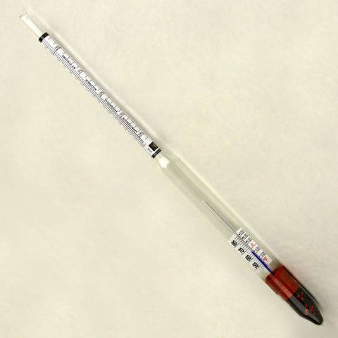 Hydrometer with Thermometer, 3 scale