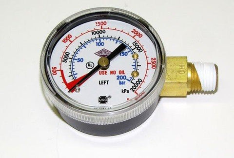Pressure Gauge, 0-3000 PSI