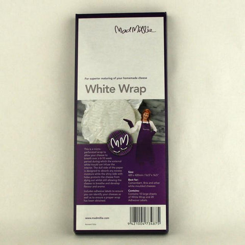 White Wrap 16.5" x 16.5"