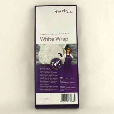 White Wrap 9" x 9"