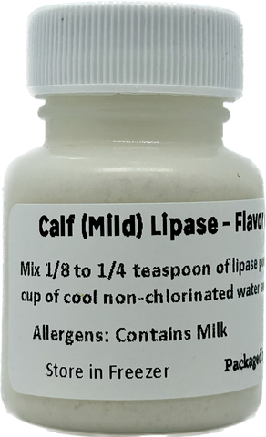 Calf (mild) Lipase Powder - 1oz