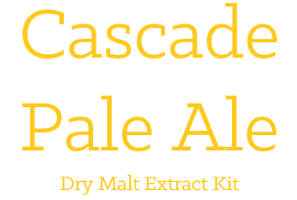 Cascade Pale Ale Extract Kit