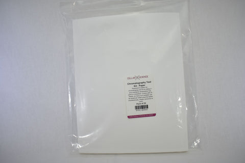 Paper for Chromatography Test Kit 25 Sheets