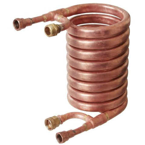 Copper Counterflow Chiller with Fittings