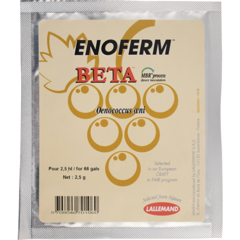Enoferm Beta Dry Malolactic Wine Bacteria, 2.5g