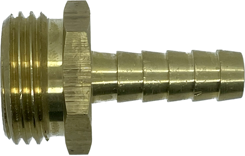 Male Garden Hose Fitting with 3/8" Barb