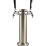 KOMOS® Stainless Draft Tower With Stainless Intertap Faucets