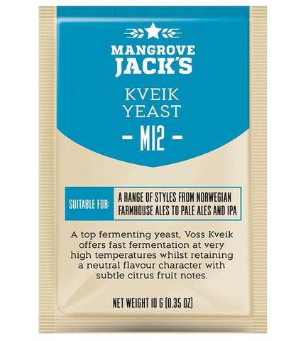 Mangrove Jack's Craft Series Yeast M12 Kveik Yeast 10g