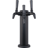 KOMOS® Matte Black Draft Tower With NukaTap Faucets (w/ Duotight Fittings)