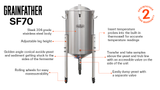 The GrainFather SF70 Conical Fermenter