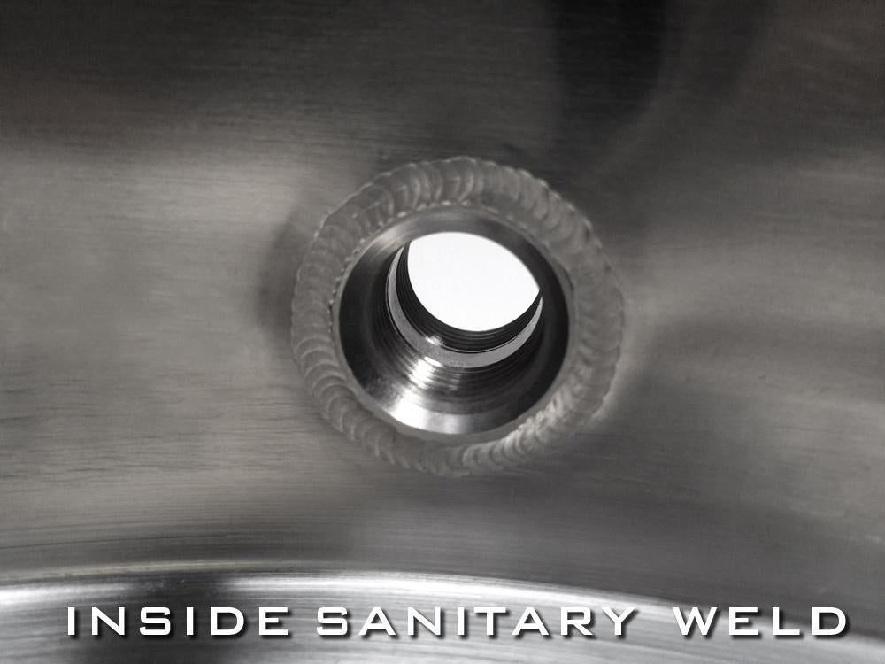 50 Gallon Spike Brewing Kettle V4, Vertical Couplers Home Fermenter®