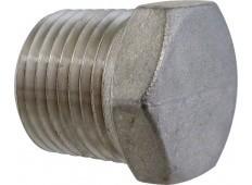 1/2 in MPT Hollow Plug - Stainless