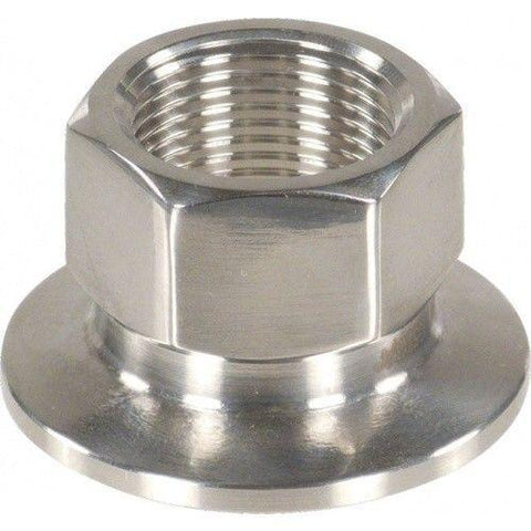 1.5'' Tri-Clamp x 3/4'' Female BSPP, Stainless Steel