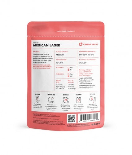 OYL-113 Mexican Lager - Omega Yeast