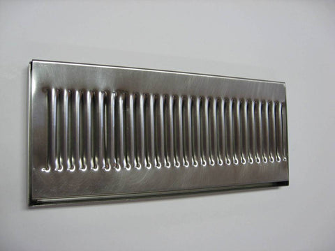Surface Drip Tray 14"x6", Stainless Steel, w/o Drain