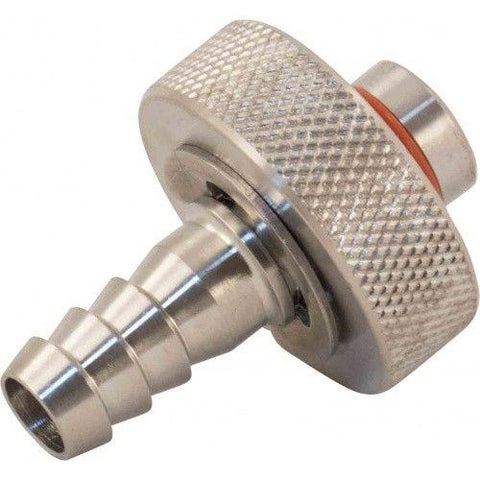Ss Infussion Mash Tun Hose Barb - 3/8 in. to Knurled 1/2 in. FPT