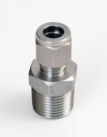 1/2'' mpt x 3/8'' Compression, Stainless Steel